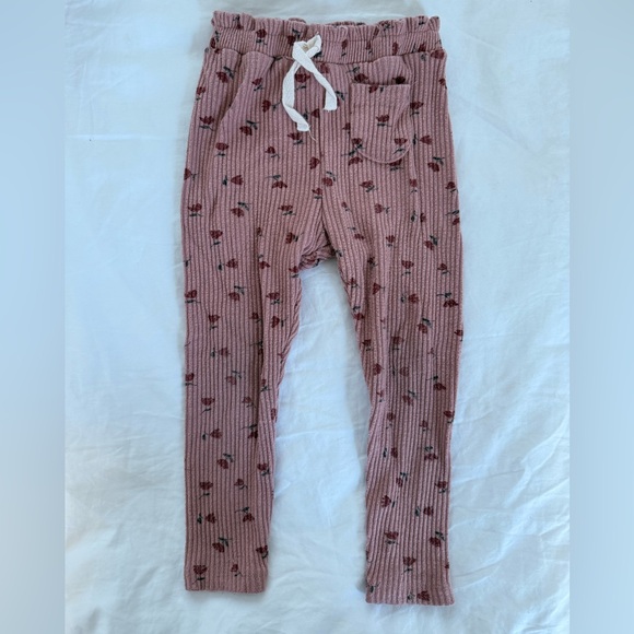 Zara Dusty Pink Ribbed matching set 18-24m - Picture 1 of 10